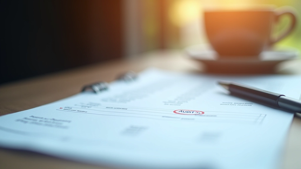 Compliance audit report showing payroll deductions verification and approval stamps