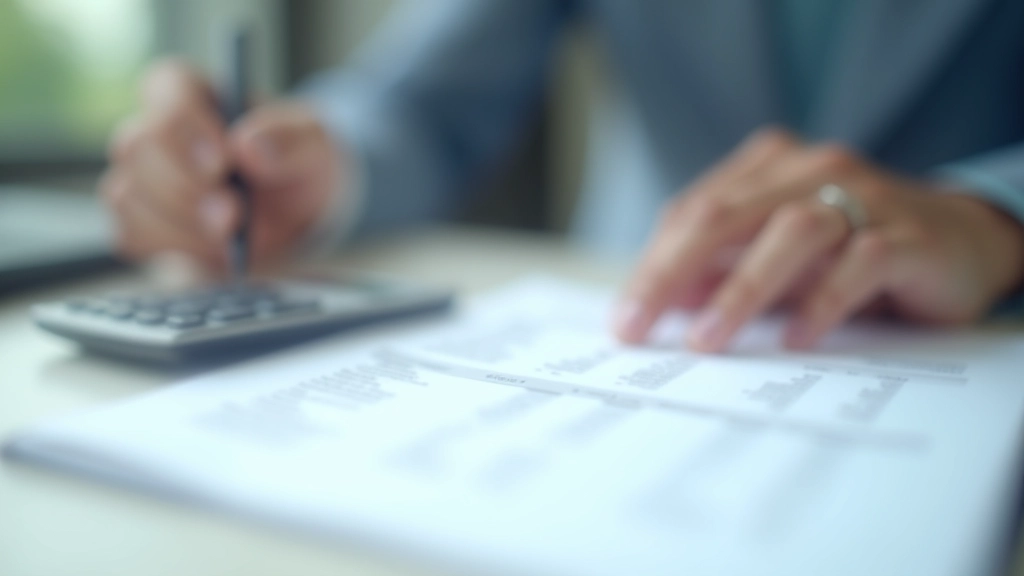 Close-up of payroll tax calculation worksheet showing income tax brackets